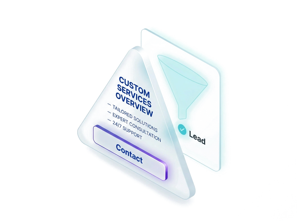 Pages services et produits