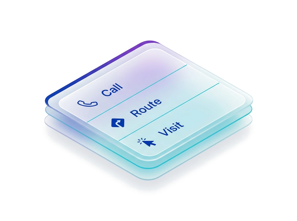 Actions depuis Google Business Profile